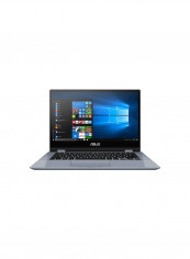VivoBook Flip 14 Convertible 2-In-1 Laptop With 14-Inch Display, Core i3-10110U Processor/4GB RAM/128GB SSD/Intel UHD Graphics 620 Silver Blue