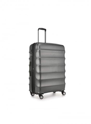 3-Piece Antler Juno Metallic Suitcase Set Black