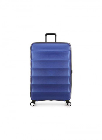 3-Piece Antler Juno Metallic Suitcase Set Blue