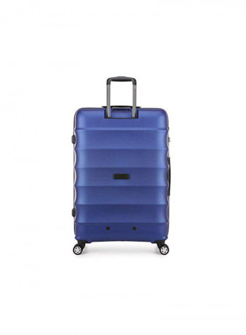 3-Piece Antler Juno Metallic Suitcase Set Blue