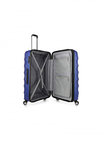 3-Piece Antler Juno Metallic Suitcase Set Blue