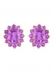 18 Karat Solid Gold Genuine Amethyst Earrings reviews 18 Karat Solid Gold Genuine Amethyst Earrings