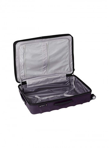 3-Piece Antler Juno Metallic Suitcase Set Purple