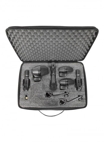 6-Piece Drum Microphone Kit PGADRUMKIT6 Black