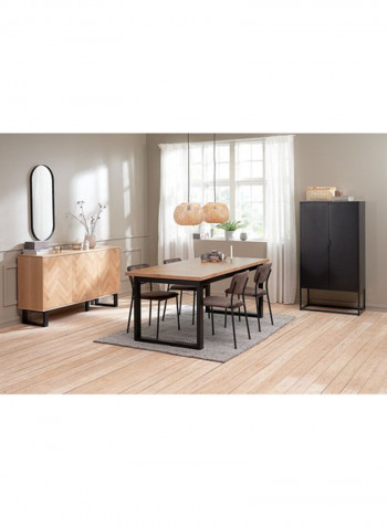 Dining table Brown/Black