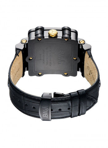 Men's Phantom 1.20 Ctw Diamond Black Ion-Plated Stainless Steel Watch Jb-6215-238-F