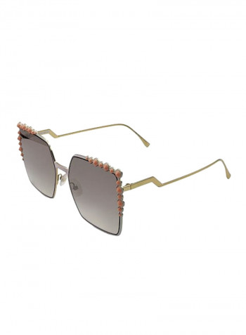 Women's UV Protection Square Sunglasses - Lens Size: 60 mm