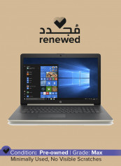 Renewed - 17-BY0062CL Notebook With 17.3-Inch Display, Intel Core i5 Processor/8th Gen/8GB RAM/1TB HDD/UHD Integrated Graphics 620 Silver
