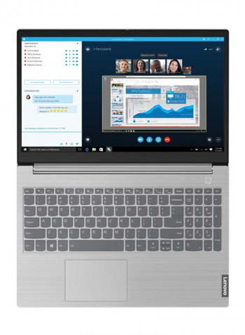 Thinkbook 15 Laptop With1 5.6-Inch Display, Core i5 Processer/4GB RAM/1TB HDD/Integrated Graphics Mineral Grey