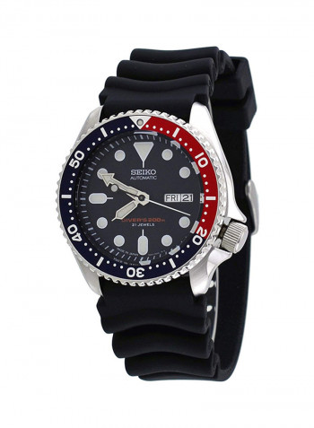 Men's Water Resistant Rubber Analog Watch SKX009J1