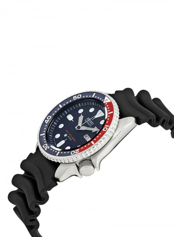 Men's Water Resistant Rubber Analog Watch SKX009J1