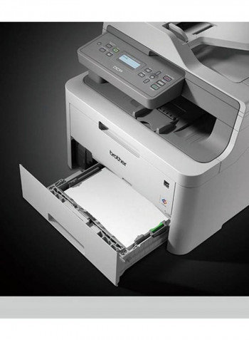 Mono Laser All-In-One Printer 15.75x15.59x11.34inch White