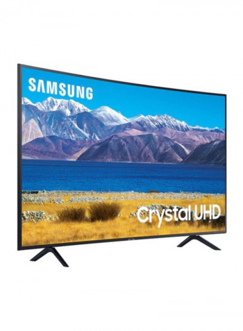55-Inch Curved 4K Crystal UHD HDR Smart TV (2020)  And Smart Remote Control UA55TU8300 Black
