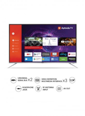 55 Inch Ultra HD 4K Smart LED TV Gloria 55 Black