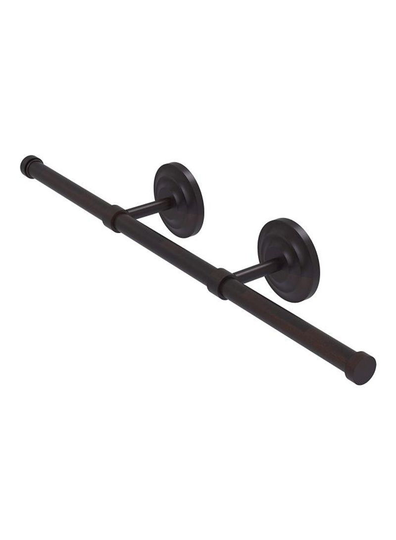 Que New Wall Collection Mounted Towel Holder Venetian Bronze 21.4x3x3.6inch