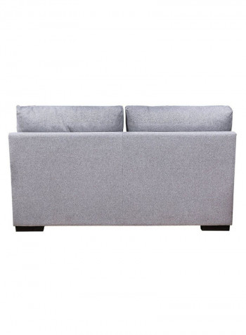 Weltex Two Seater Arm Less Sofa Silver