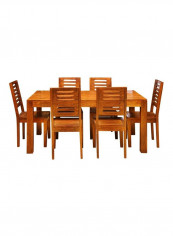7-Piece Roxrock Dining Set Oak - Natural