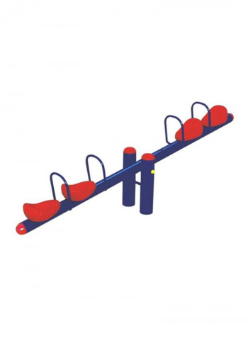 Double Deck 4 Seat Metal See Saw 300x 40x 85centimeter