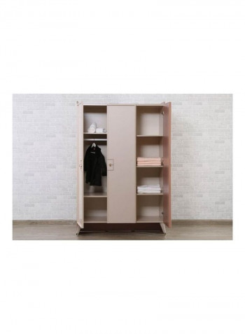 Willstar Wardrobe Pink 61x201x135cm