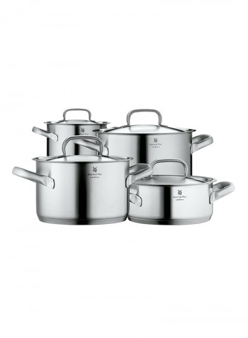 4-Piece Gourmet Plus Cookware Set Clear