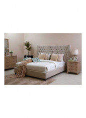 Dynasty Bed Beige