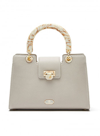 Loge Satchel Bag Grey
