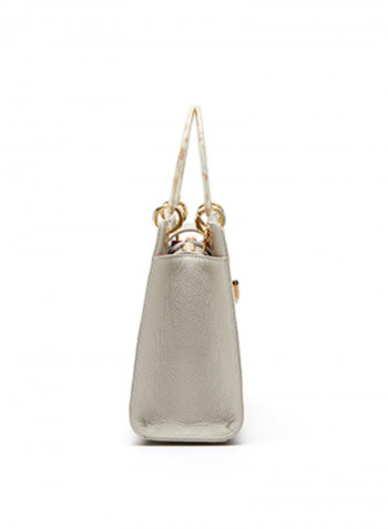 Loge Satchel Bag Grey