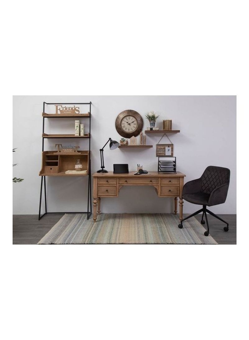 Tanix Retro Office Desk Brown