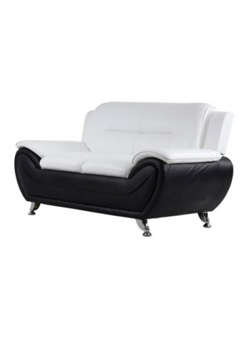 Camarillo 3 + 2 + 1 Seat Sofa Set White/Black 200x80x85cm