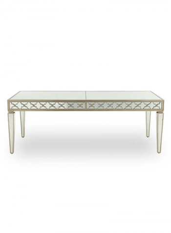 Whitney Dining Table Gold 220 x 100 x 78cm