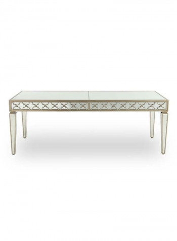 Whitney Dining Table Gold 220 x 100 x 78cm