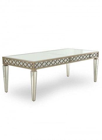 Whitney Dining Table Gold 220 x 100 x 78cm