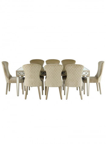 Whitney Dining Table Gold 220 x 100 x 78cm