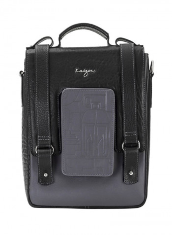 Insignia Crossbody Bag Black/Grey