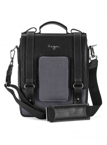 Insignia Crossbody Bag Black/Grey