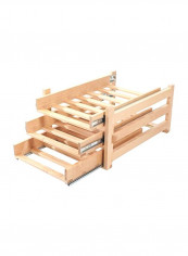 Wooden Sliding Tray Rack Brown 22.25x16.12x11inch reviews Wooden Sliding Tray Rack Brown 22.25x16.12x11inch