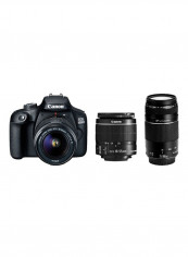 EOS 4000D DSLR With EF-S 18-55mm f/3.5-5.6 III Lens + EF 75-300mm f/4-5.6 III USM Lens 18MP,Built-In Wi-Fi And Bluetooth