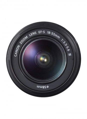 EOS 4000D DSLR With EF-S 18-55mm f/3.5-5.6 III Lens + EF 75-300mm f/4-5.6 III USM Lens 18MP,Built-In Wi-Fi And Bluetooth