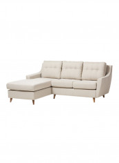 Mckenzie Corner Sofa Set Beige 86x200x170centimeter