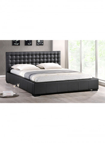 Madison Modern Bed Without Mattress Black King