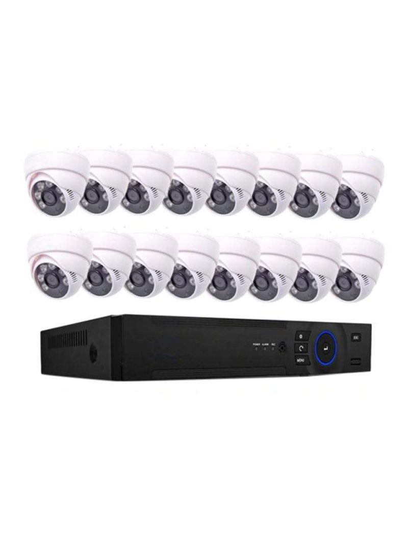 16-Channel AHD CCTV Camera System