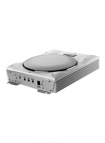 Marine Waterproof Amplifier Receiver Subwoofer PLMRBS8 Silver