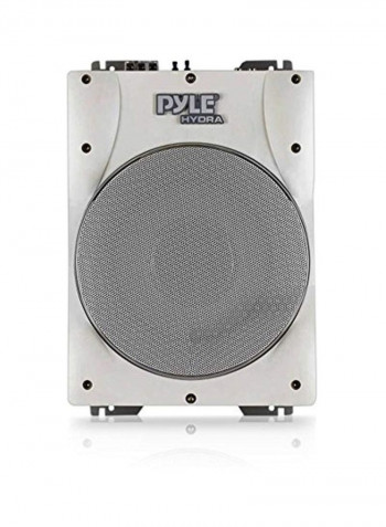 Marine Waterproof Amplifier Receiver Subwoofer PLMRBS8 Silver