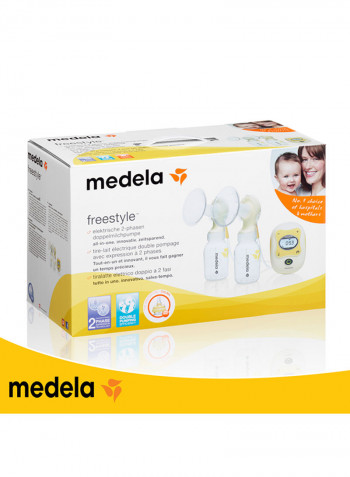 Freestyle Double Electric Breast Pump With Calma Bottle