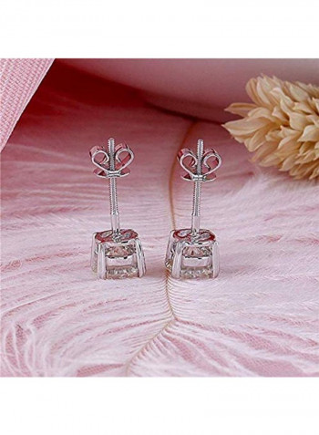 Heart Arrows Cut Moissanite Studs