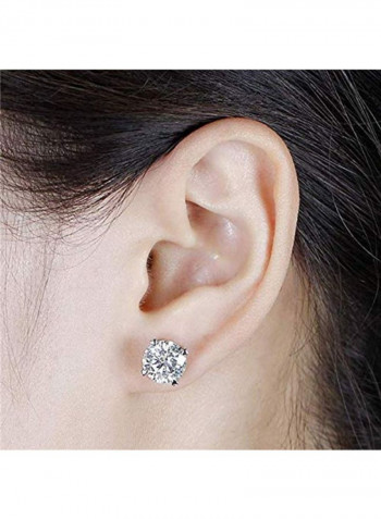 Heart Arrows Cut Moissanite Studs