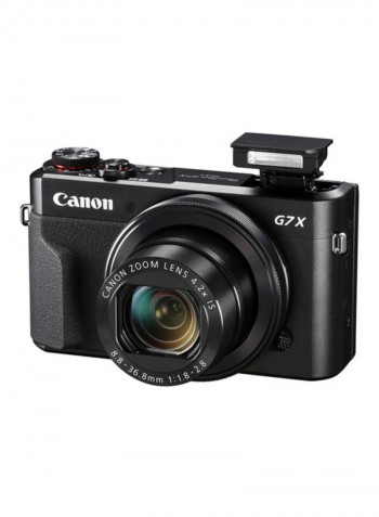 PowerShot G7 X Mark II Point And Shoot Camera 20.1MP 4.2x Zoom With Tilt Touchscreen, Built-In Wi-Fi And NFC Black