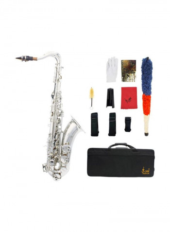 BB Tenor Carved Pattern Saxophone With Accessories Kit