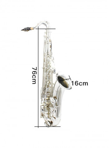 BB Tenor Carved Pattern Saxophone With Accessories Kit