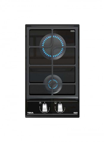 Gzc 32300 Gas On Glass Hob With Exactflame Function In 30 Cm Of Butane Gas 112570015 Black